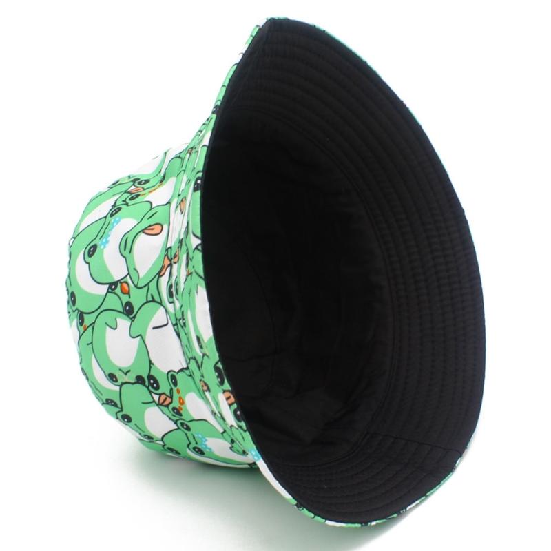 A52E Frogs Print Bucket Hat So - Packable Hat Nylon review and price