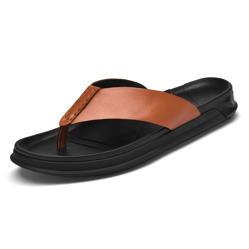 Men's Summer Genuine leather S - Flip Flop Leather Men review and price