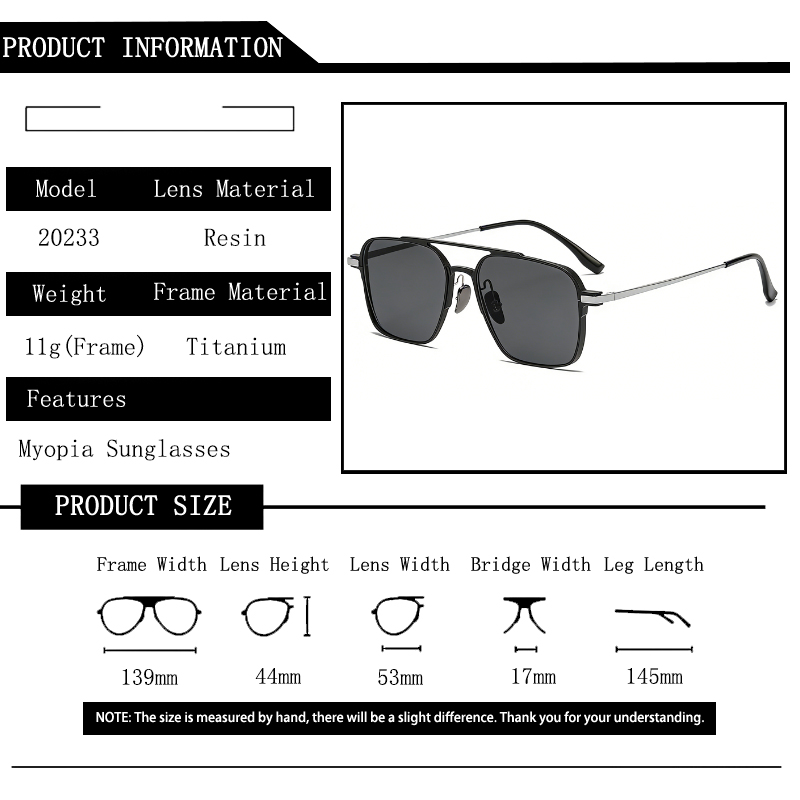 Ultra-light Pure Titanium Doub - Sunglasses Aviator Polarized review and price