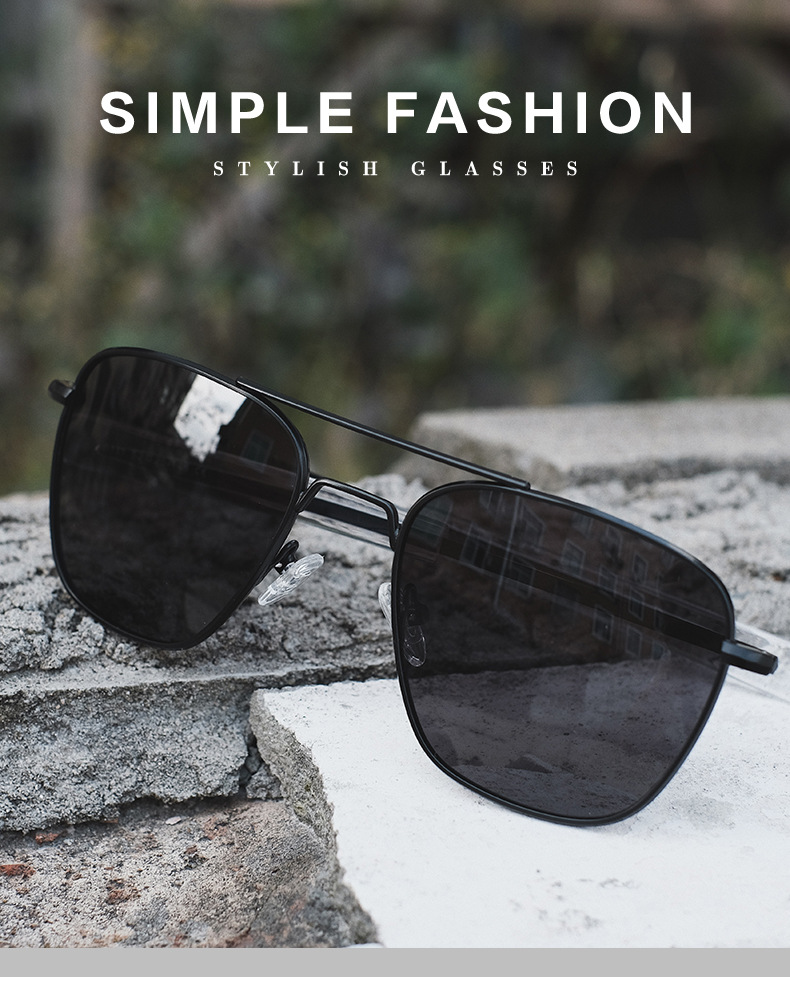 Retro Sunglasses Men Metal Fra - Sunglasses Aviator Polarized review and price