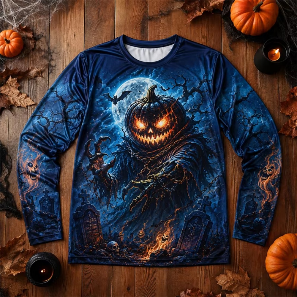 Halloween 3d Print Scary Pumpk - Tee Graphic Print review and price