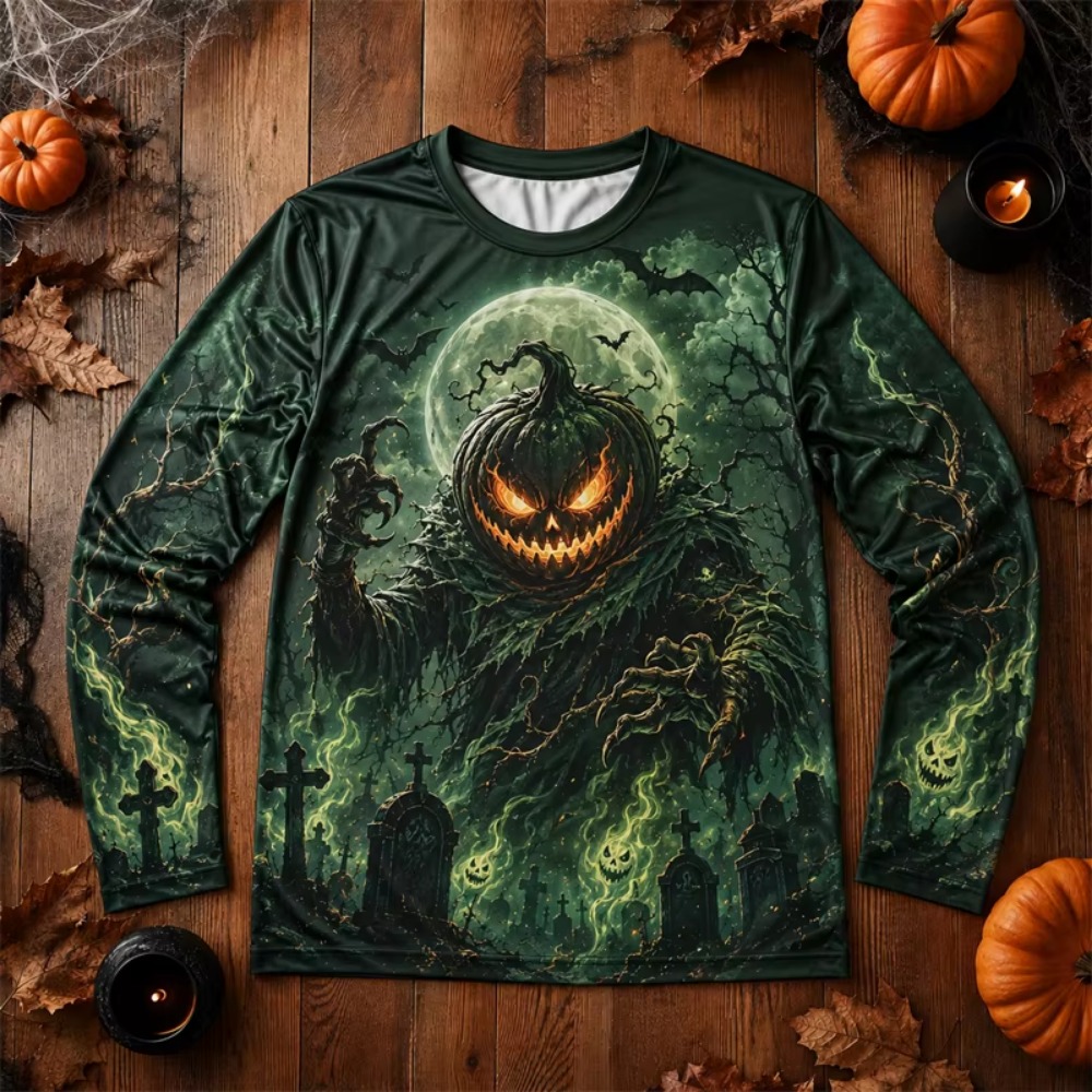 Halloween 3d Print Scary Pumpk - Tee Graphic Print review and price