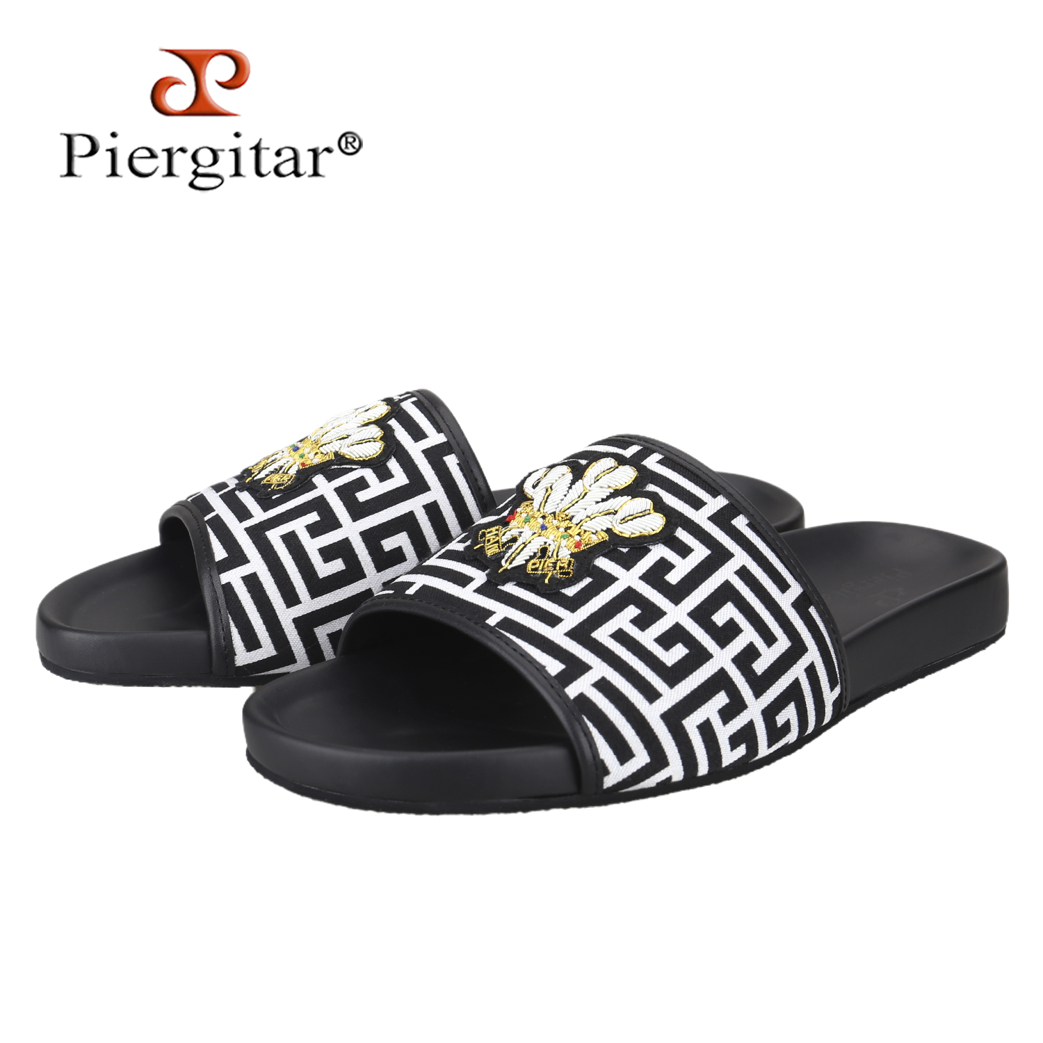 Piergitar Summer Model Black A - Flip Flop Leather Men review and price