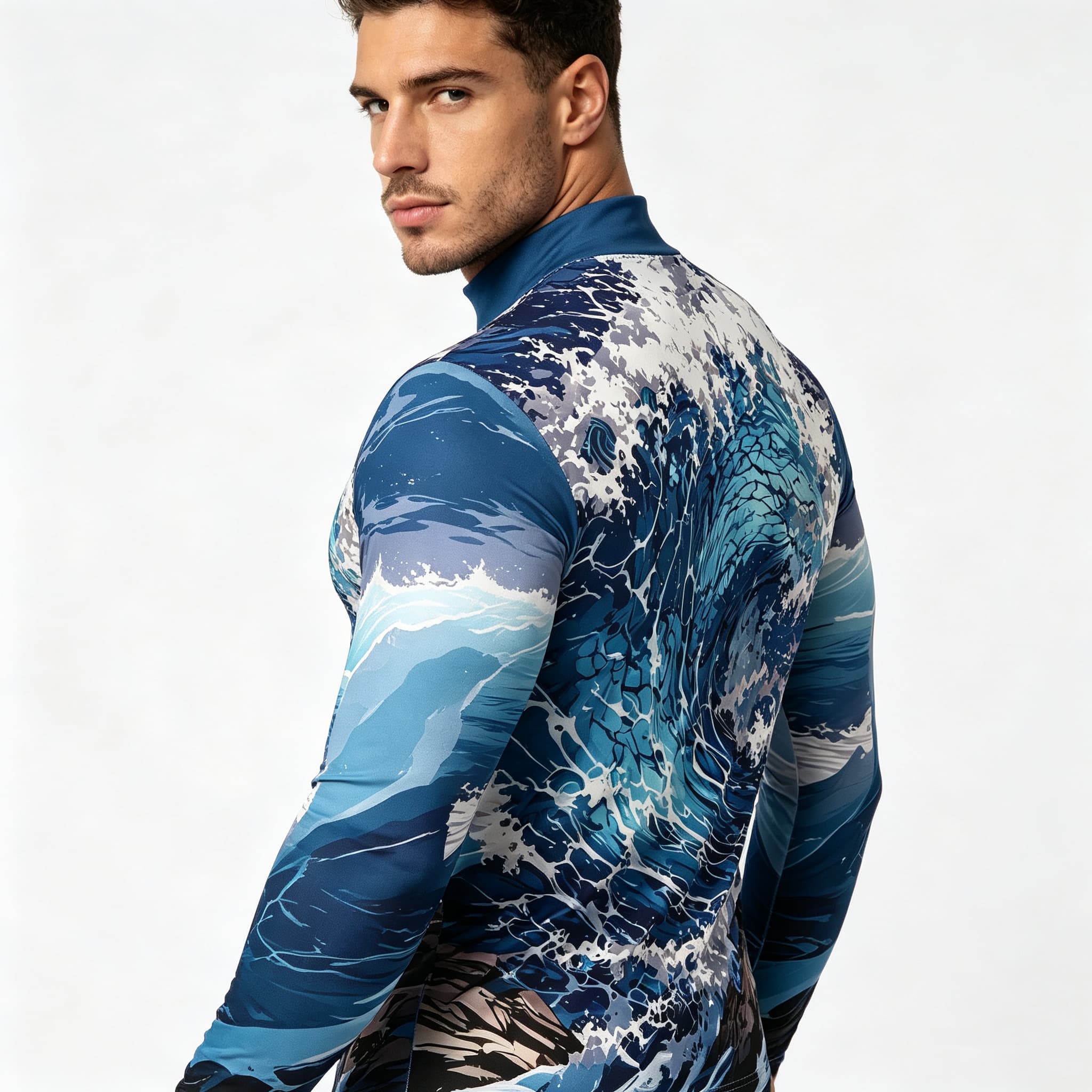 Vintage Ocean Surf Wave Print  - Tee Graphic Print review and price