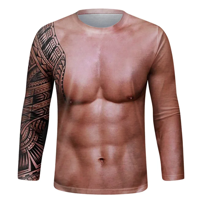 Funny Fake Muscle Graphic T Sh - Tee Graphic Print review and price