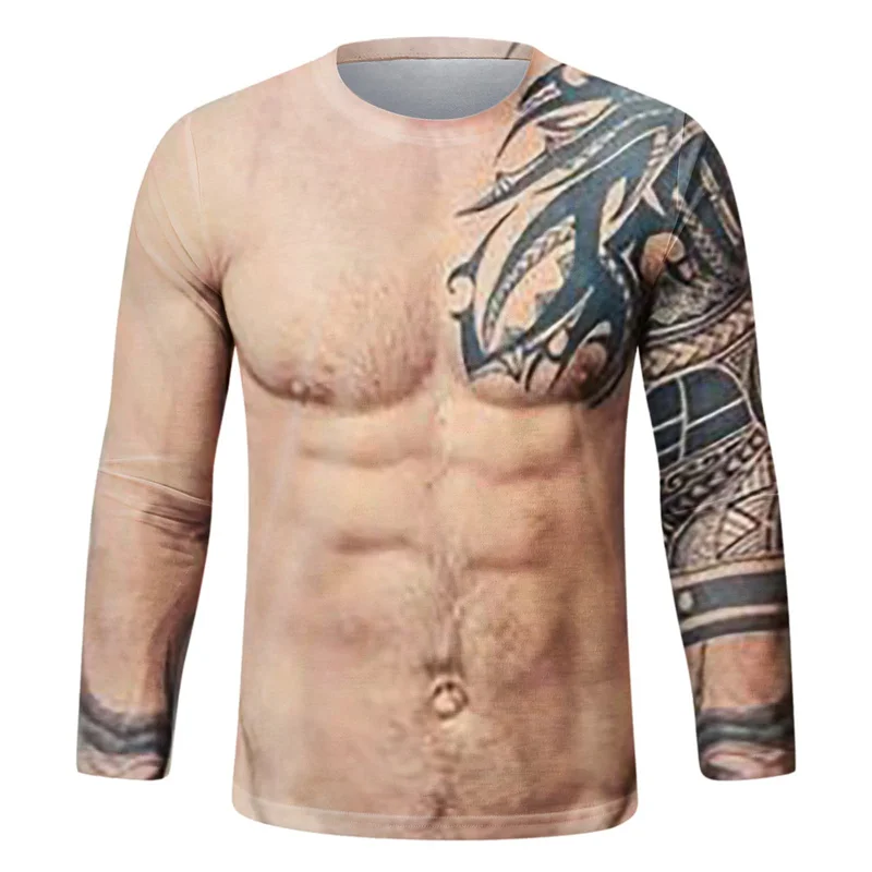 Funny Fake Muscle Graphic T Sh - Tee Graphic Print review and price